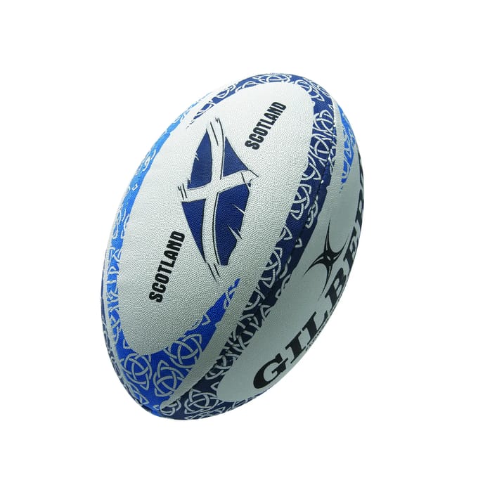 Rugbybal Mascotte Gilbert Flower of Ecosse (taille 5)