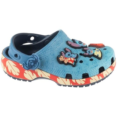 Crocs Classic Stitch Clog T, voor meisje, Blauw, Slippers, maat: 24/25