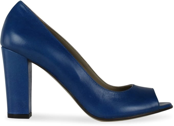 Noë Shoes Nicoline Peeptoe Ink