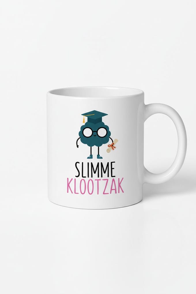Slimme Klootzak Mok - Cadeau voor Geslaagde Studenten - 330ml