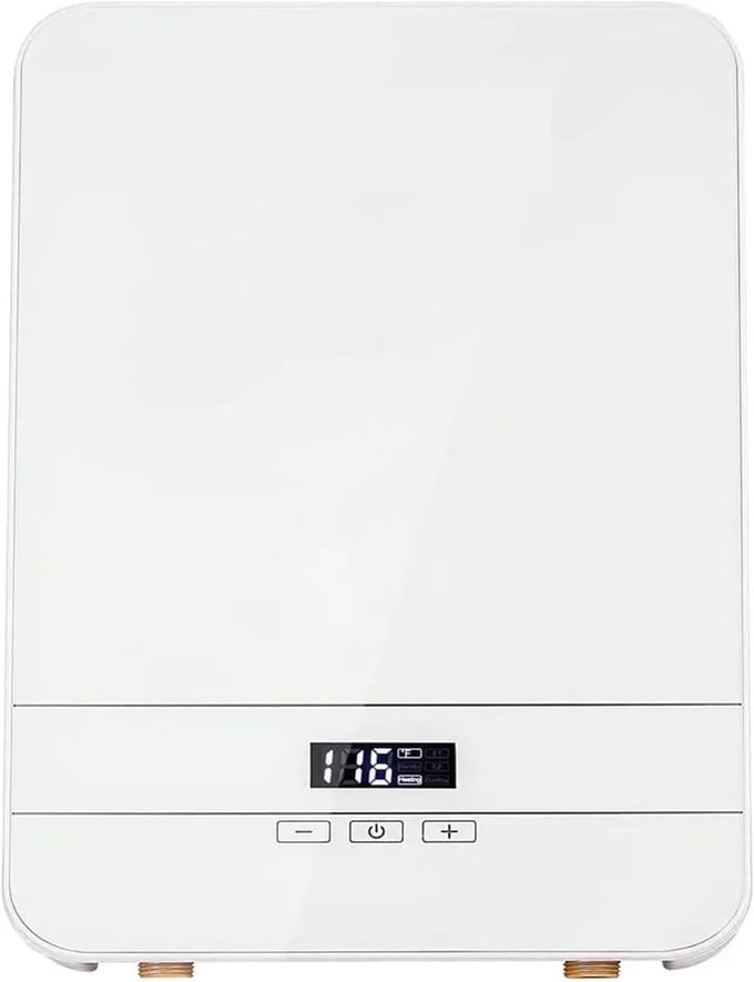 Directe Waterverwarmer - Tankloos Apparaat - Direct Warm Water - Start met Lage Druk - 6.5 Kilowatt Vermogen - Wit