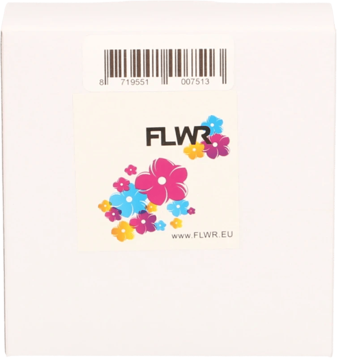 FLWR - Labelprinterrol / DK-11204 / Wit - Geschikt voor Brother