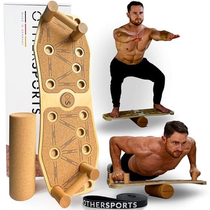 High-Intensity Balance Push-Up Board voor Effectieve Thuistraining