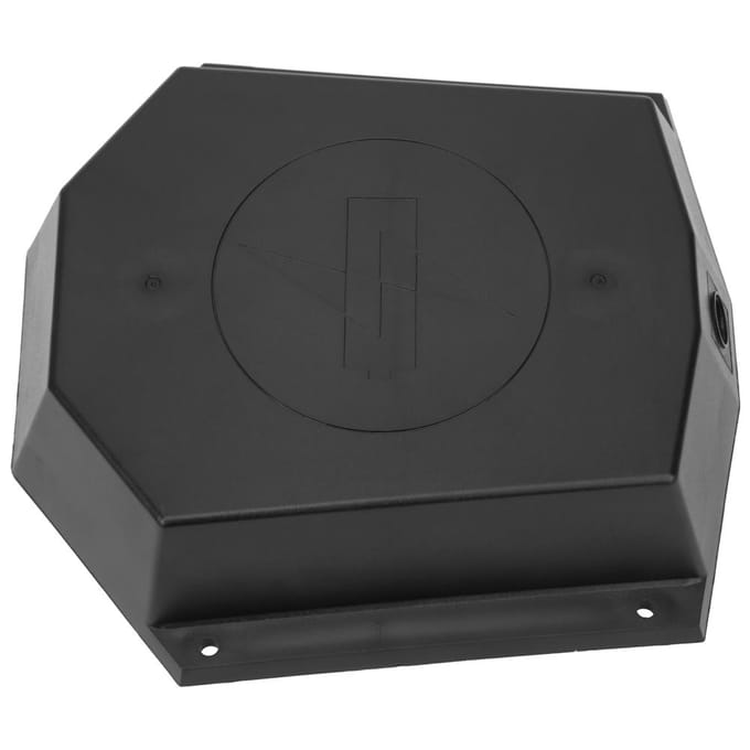 Vierwielig Elektrisch Skateboard Longboard Gescheiden Plastic Batterijdoos met Laadpoort black