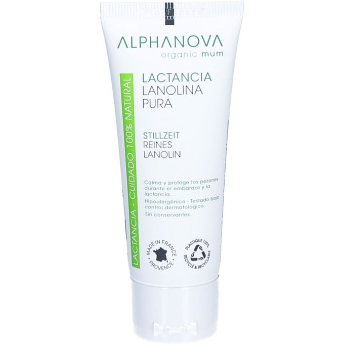 Alphanova LANOLINE PUUR 100% NATUURLIJK | ALPHANOVA ORGANIC MUM 40 Huidcrème
