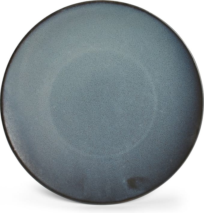 BonBistro Plat bord 21cm donkerblauw Cirro (Set van 6)