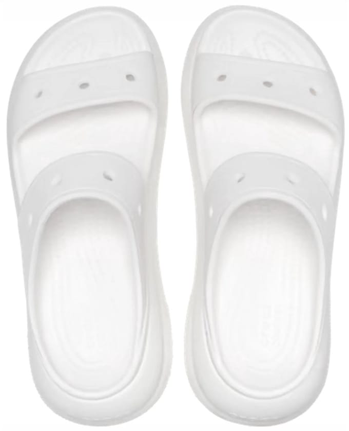 Crocs Classic Crush Sandal White Blanc Maat 43/44 US M!0/W12