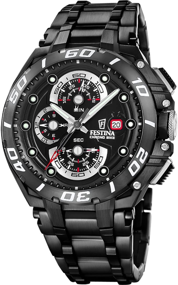 FESTINA MEN'S BLACK WATCH F20756/1