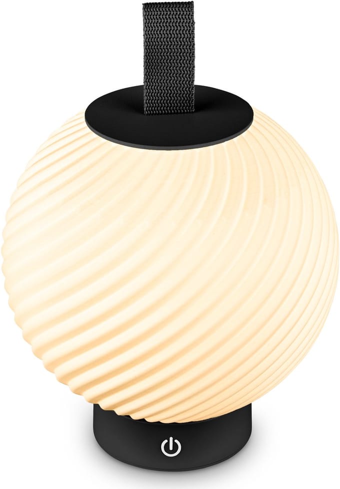 BRILONER Globe - Tafellamp oplaadbaar - dimbaar - warm wit licht - Ø18x25cm