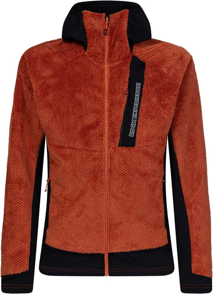 Rock Experience Blizzard Tech Fleece Met Volledige Rits Oranje M Man