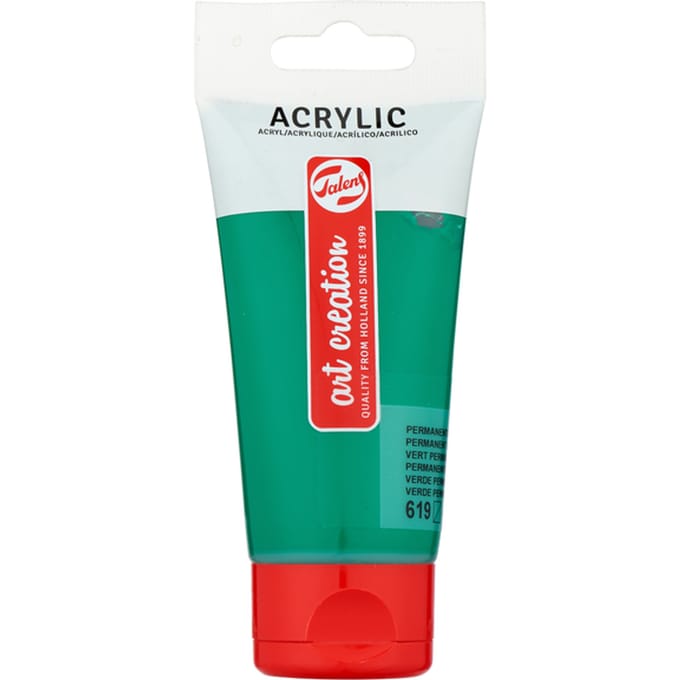 Talens Art Creation acrylverf tube 75 ml, donker permanentgroen (619)