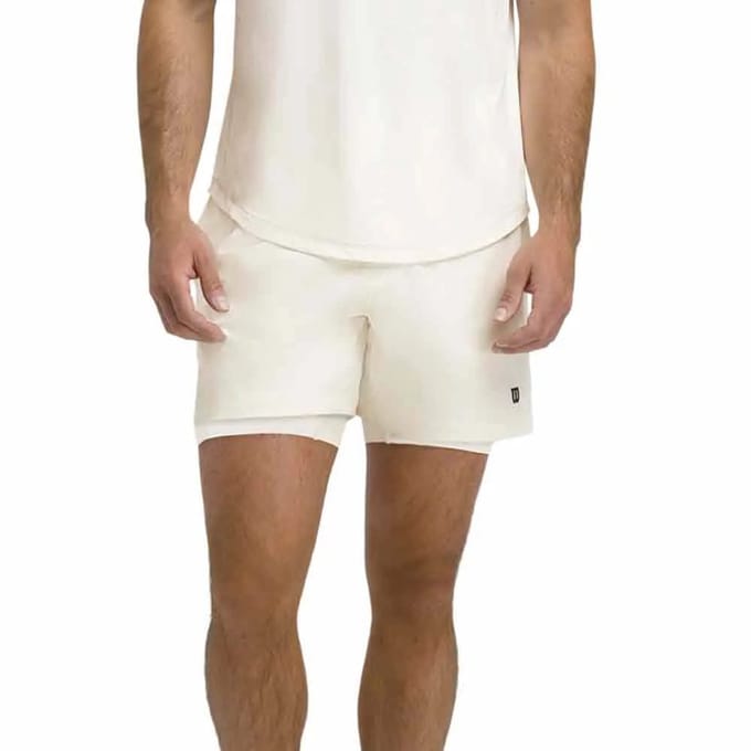 Wilson Set Point 5´´ Lined Korte Broek Beige M Man