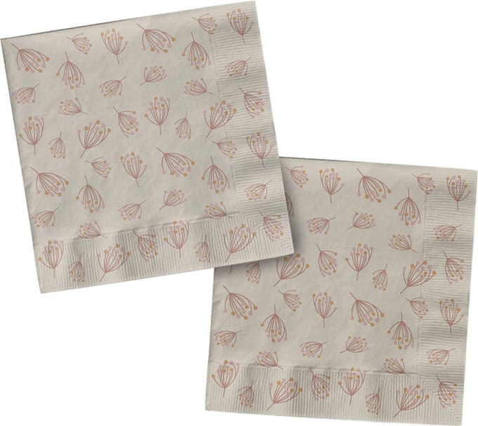 Folat - Servetten - blooming baby girl - 20 stuks