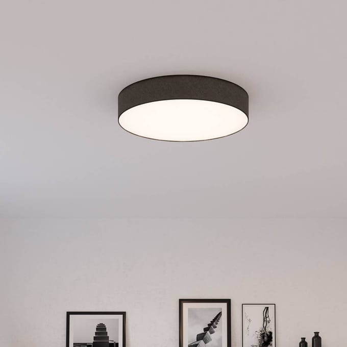 Smartwares Mia plafondlamp, zwart, Ø 60 cm