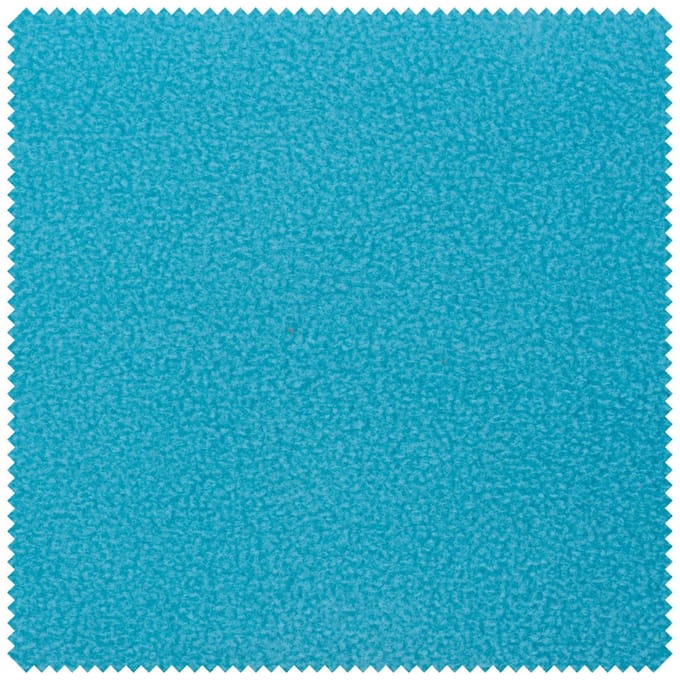 Fleece stof "Antipeeling", uni - Petrol