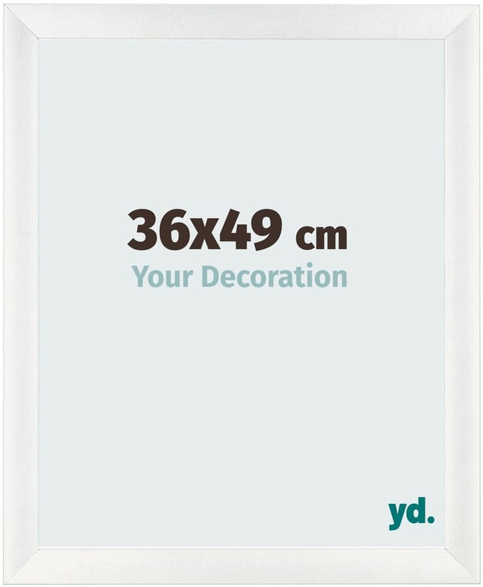 Your Decoration - Fotolijst 36x49 cm - MDF - Wit Geveegd - Pisa