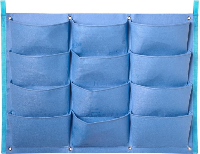 Plantentas H62,0x82cm blauw