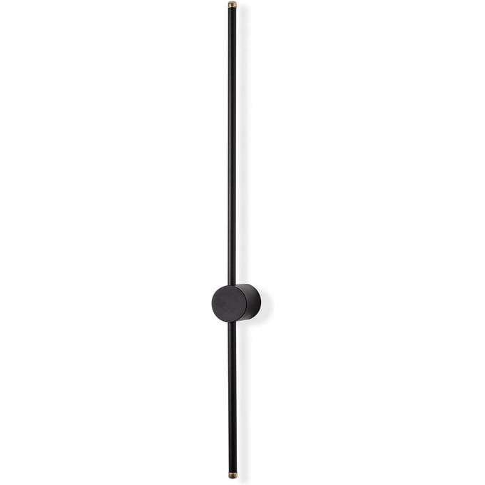 Asir - Wandlamp - Zwart - 10 x 91 x 7 cm