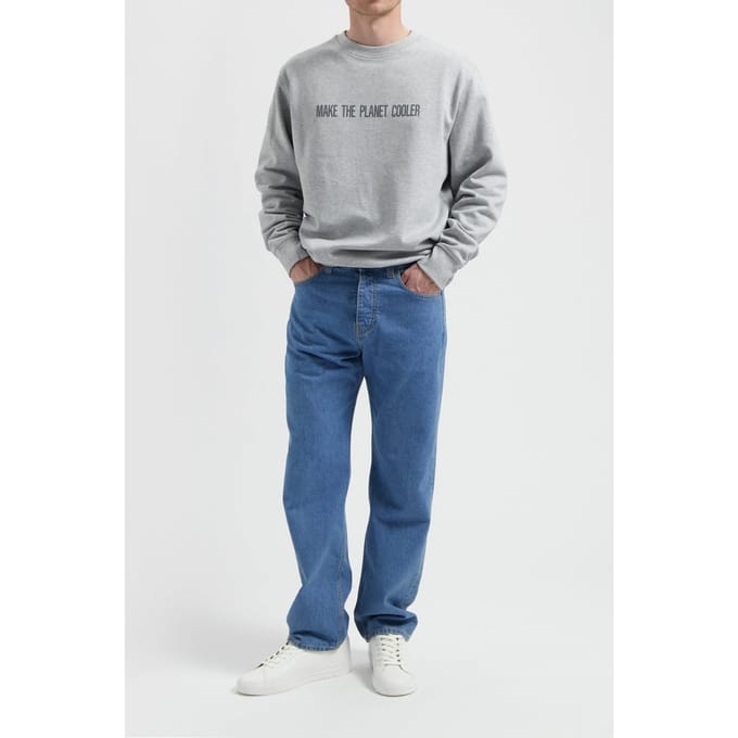 Mud Jeans Ty Sweatshirt Heather Grey Taglia: S | Maglioni a maglia Outlet | Uomo | Grigio