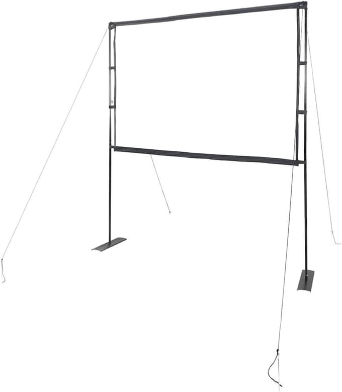 Projectiescherm - Beamer scherm - Thuisbioscoop films - Matte lichtverspreiding - 100 inch - Mat wit
