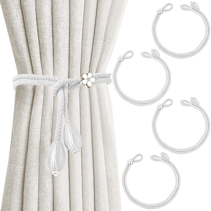 Dailygoods - Gordijnbinders Set van 4 Stuks - Elegante Boho-Stijl Gordijnbinders