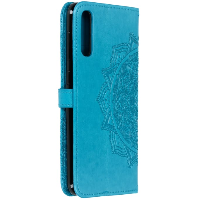 Mandala Bookcase voor de Samsung Galaxy A50 / A30s - Turquoise