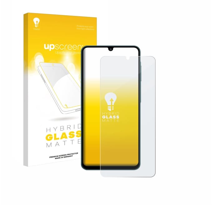 upscreen - Screenprotector voor Samsung Galaxy F07 - Folie Beschermfolie Beschermglas matte