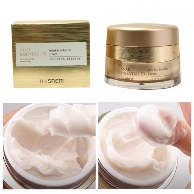 The Saem - Snail Essential EX Wrinkle Solution Cream 50ml