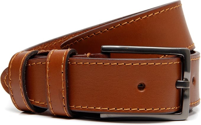 Leren Riem - Buffalo Leather - The Chesterfield Brand Tanaro Cognac