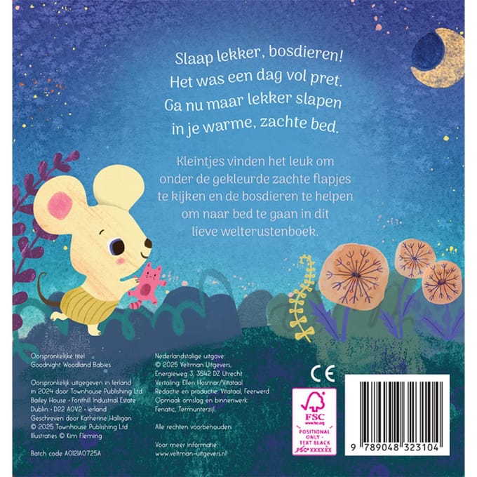 Slaap Lekker, Bosdieren - Katherine Halligan