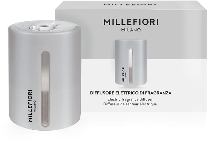 Millefiori Milano - Elektrische Geurverspreider - Pearl Grey - Stopcontact