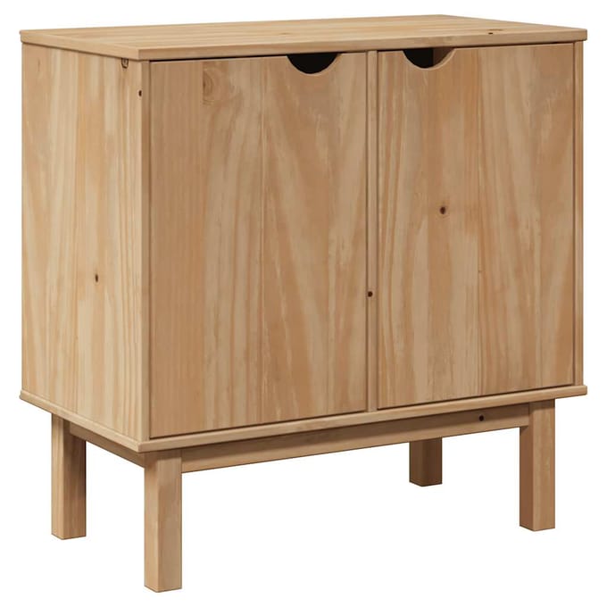 vidaXL - Gangkast - OTTA - 75x40x75 - cm - massief - grenenhout