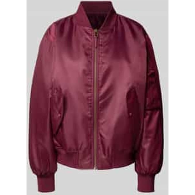 Bomberjack met metallic accenten model 'LEON'
