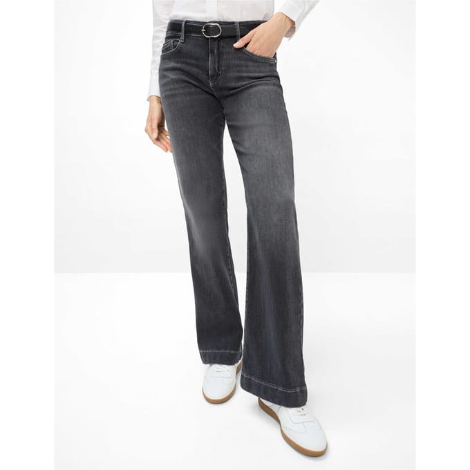 Brax Dames Jeans  Style MAINE smoke grey, denim mediumgrijs, maat 48