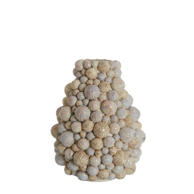 Light & Living - Vaas SEA URCHIN - Ø40x49cm - Wit