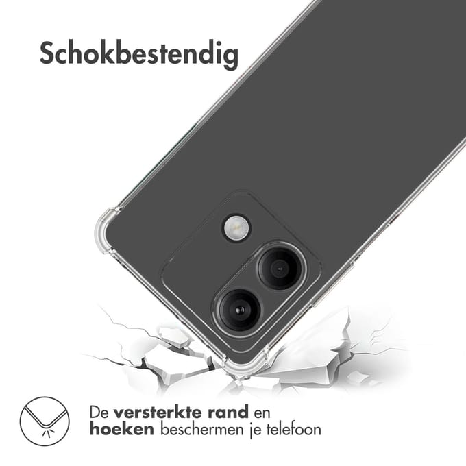 imoshion Hoesje - Geschikt voor Xiaomi Redmi Note 13 (5G) - Shockproof Case - Transparant