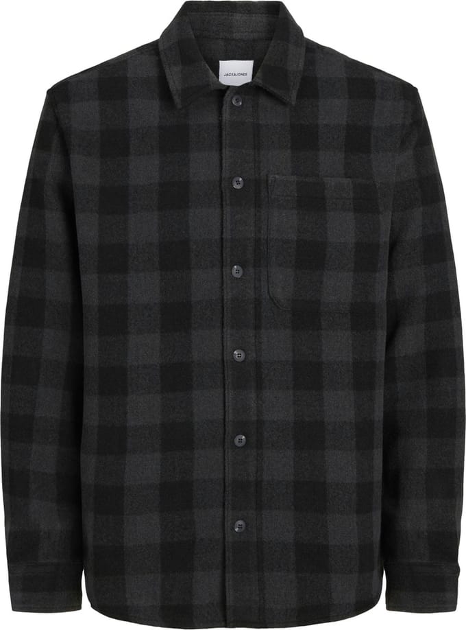 JACK&JONES - JJZAC HEAVY BRUSHED OVERSHIRT LS PLS - Heren - Overhemden