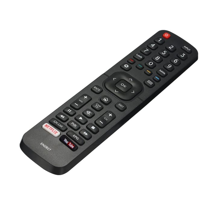Afstandsbediening voor Hisense TV EN2B27 Handheld afstandsbediening Vervanging voor Hisense 32K3110W zwart