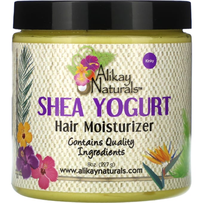 Alikay Naturals, Shea Yoghurt Haarmousse, 8 oz (227 gr) white