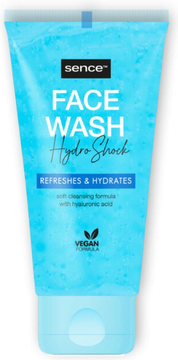 Sence - Face Wash Alle Huidtypes Hydro Shock - 12 x 150 ml - Voordeelverpakking