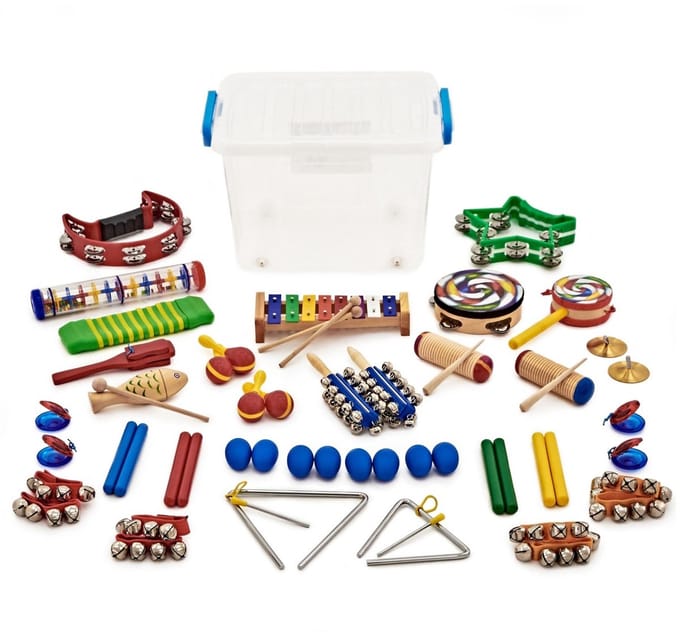 32-delig KS1 Rainbow Percussiepakket van Gear4music