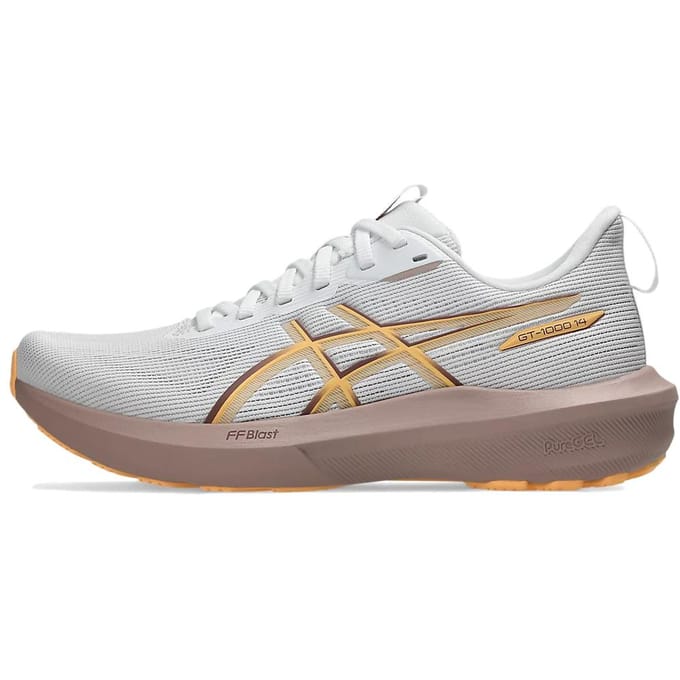 ASICS GT 1000 14 Wit Puin Rood Dames Sneakers 1012B859-100 36 white