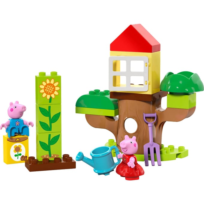 LEGO DUPLO Peppa Big tuin en boomhut Educatief Speelgoed voor Rollenspellen 10431