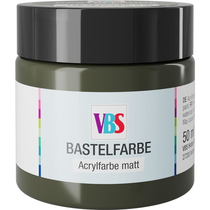 VBS Knutselverf, 50 ml - Kaki