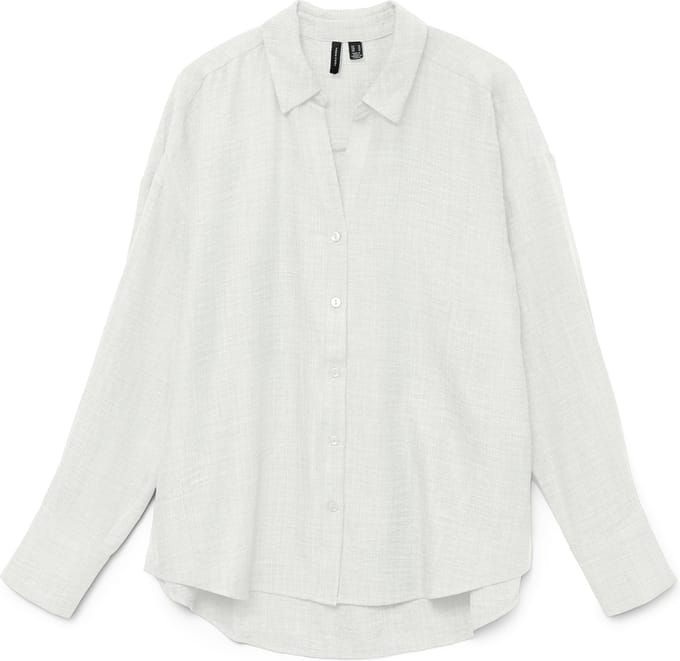 VERO MODA - VMMELANEY QUEENY LS SHIRT WVN NOOS - Dames - Blouses
