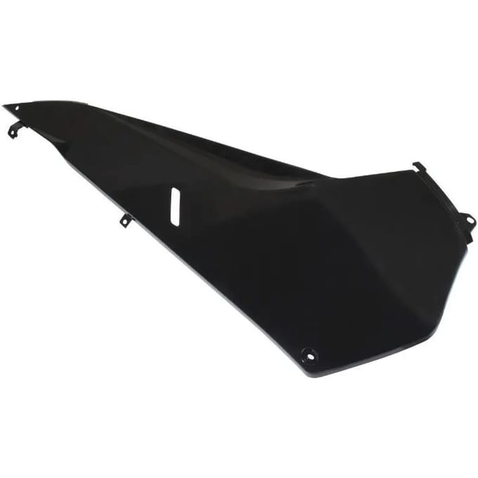Sabot bas de caisse droit noir brillant pour scooter Yamaha 500 Tmax 2008 à 2011