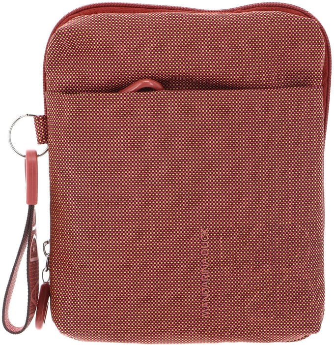 MANDARINA DUCK schoudertas MD20 Minuteria Cross Bag Pecan Nut lichtrood