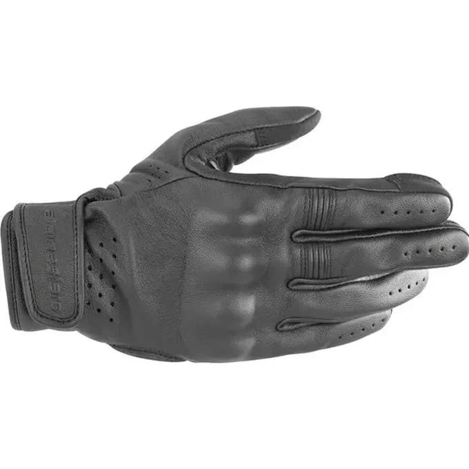 Alpinestars Dyno Leren Handschoenen Zwart Zwart - Handschoen