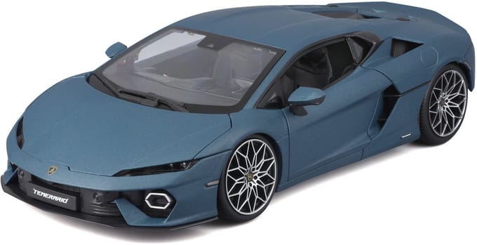 Bburago Lamborghini Temerario - Modelauto - Schaal 1:18 - Mat Blauw