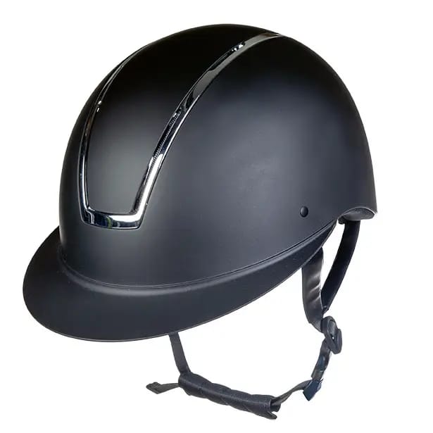 cap veiligheidshelm Lady shield zwart / zilver maat M (55 - 57 cm)